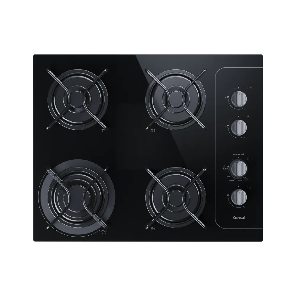 Cooktop 4 Bocas Consul Facilite CD060AE Preto Bivolt