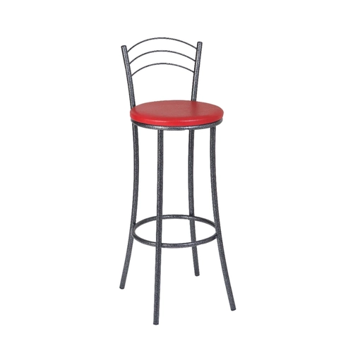 Banqueta Alta Tre Paroni A107 Preta/Vermelha SE