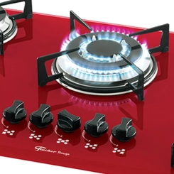 Cooktop 5 Bocas com Tripla Chama Fischer 1743-15738 Rouge Bivolt SE