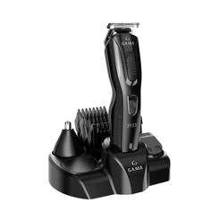 Aparador de Pelos com Base Organizadora Gama Multi Styler T923 Black Titanium Bivolt
