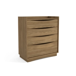 Cômoda Kappesberg Dormitório 4 Gavetas M260 Nogueira