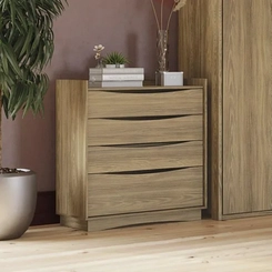 Cômoda Kappesberg Dormitório 4 Gavetas M260 Nogueira