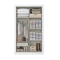 Guarda-Roupa 2 Portas de Correr THB City 5677 Branco Sensitive SE