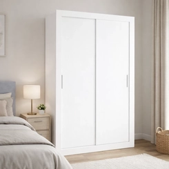 Guarda-Roupa 2 Portas de Correr THB City 5677 Branco Sensitive SE