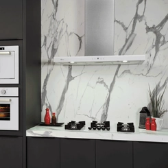 Coifa de Parede 90cm Painel Touch Infinity Fischer 19902 Branco SE