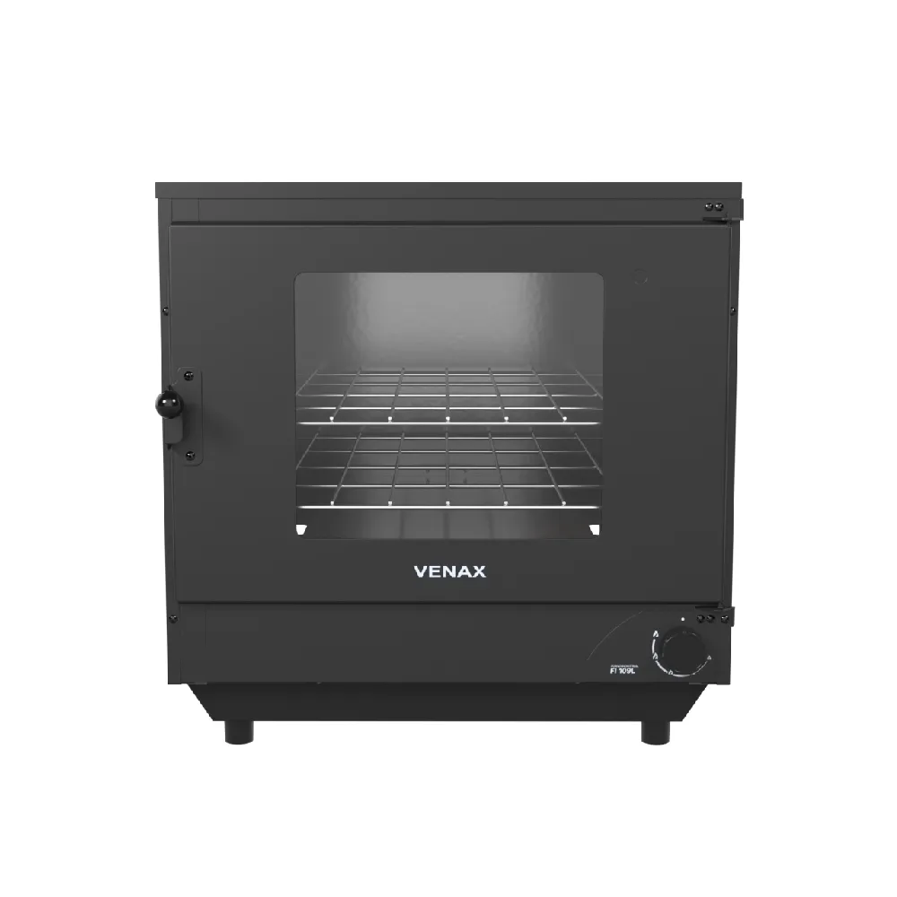 Forno Industrial Venax a Gás GLP FI 109L Bancada Preto Fosco SE