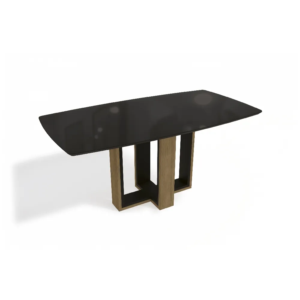 Mesa de Jantar Kappesberg Centela CSJ1096 Freijo/Preto Fosco SE