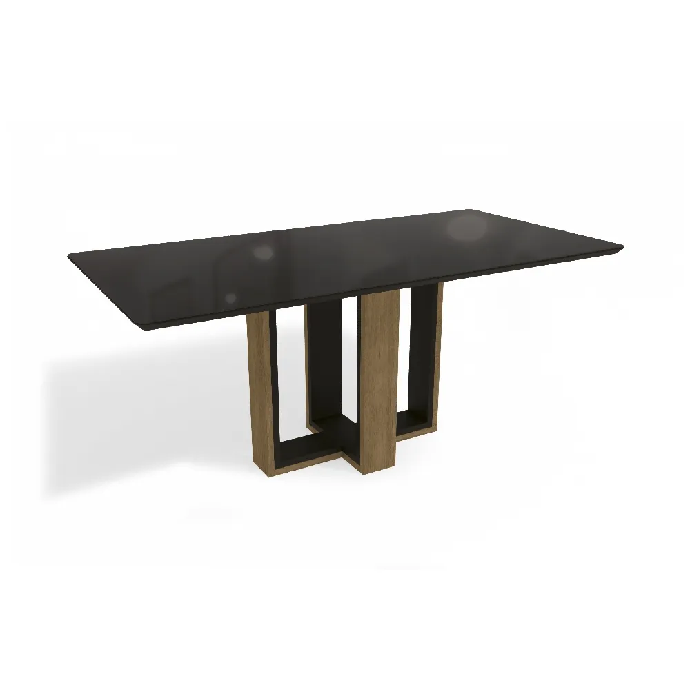 Mesa de Jantar Kappesberg Centela CSJ1095 Freijo/Preto Fosco SE