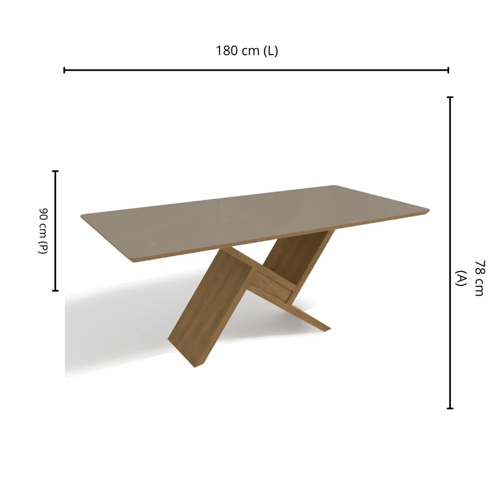 Mesa de Jantar Kappesberg Didal CSJ1101 Freijo SE