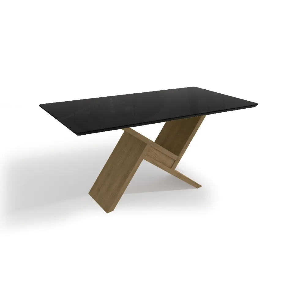 Mesa de Jantar Kappesberg Didal CSJ1098 Freijo/Preto Fosco SE