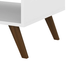 Mesa de Centro Retangular Movelbento Retrô RT3020 Branca SE