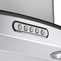 Coifa de Parede 70cm Vidro Curvo Nardelli CVC Slim Inox SE