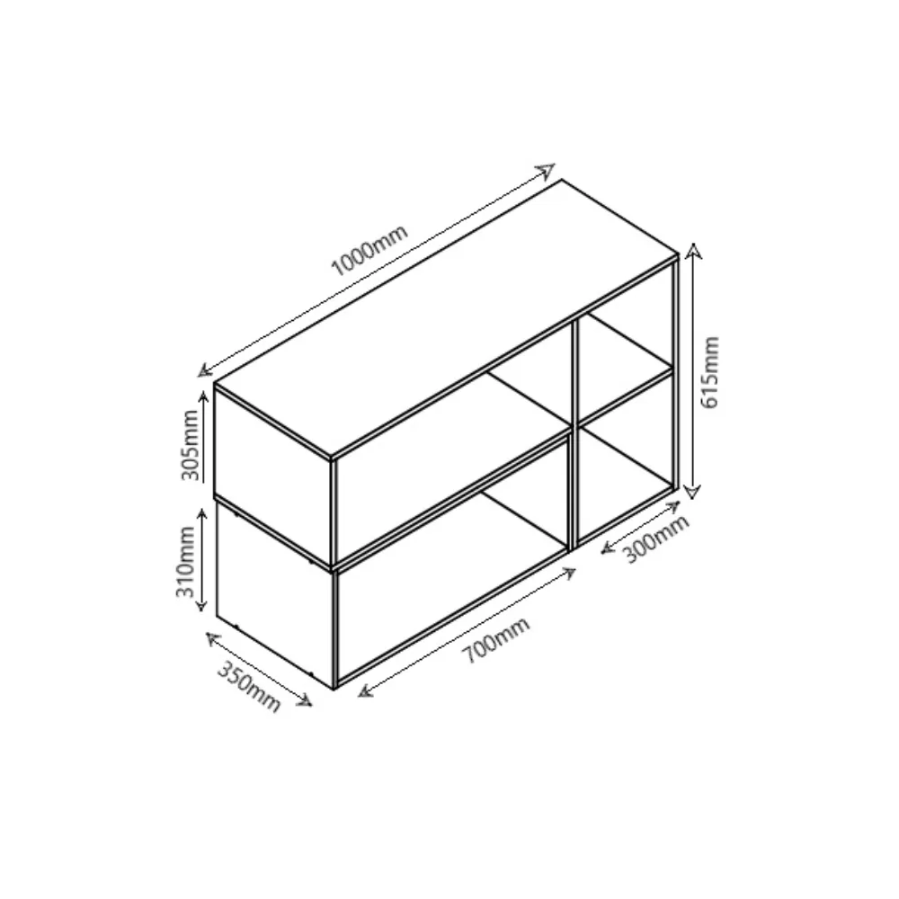 Rack Nova Mobile B08.038 Branco SE