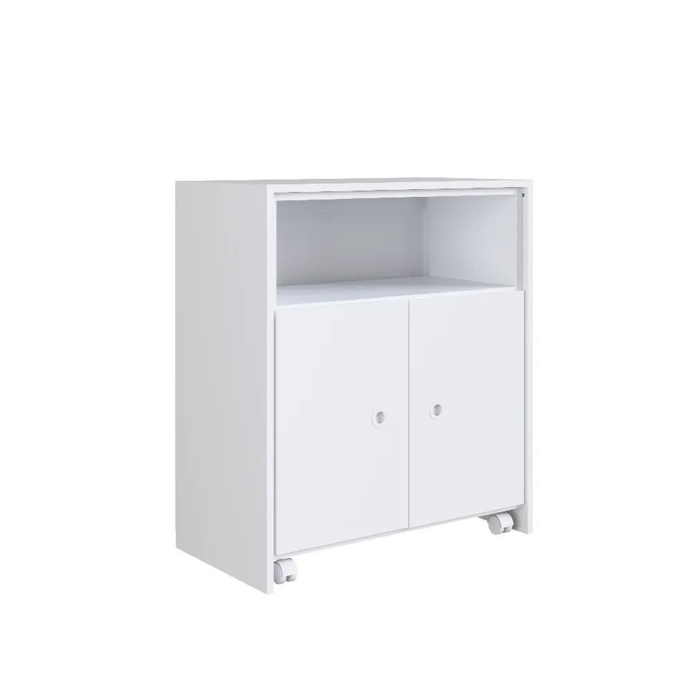 Balcão Multiuso 68,4 cm Art In Móveis Funcionale com 2 Portas BL1000 Branco SE