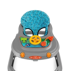 Andador Infantil com Regulagem de Altura Tutti Baby Acqua Cinza