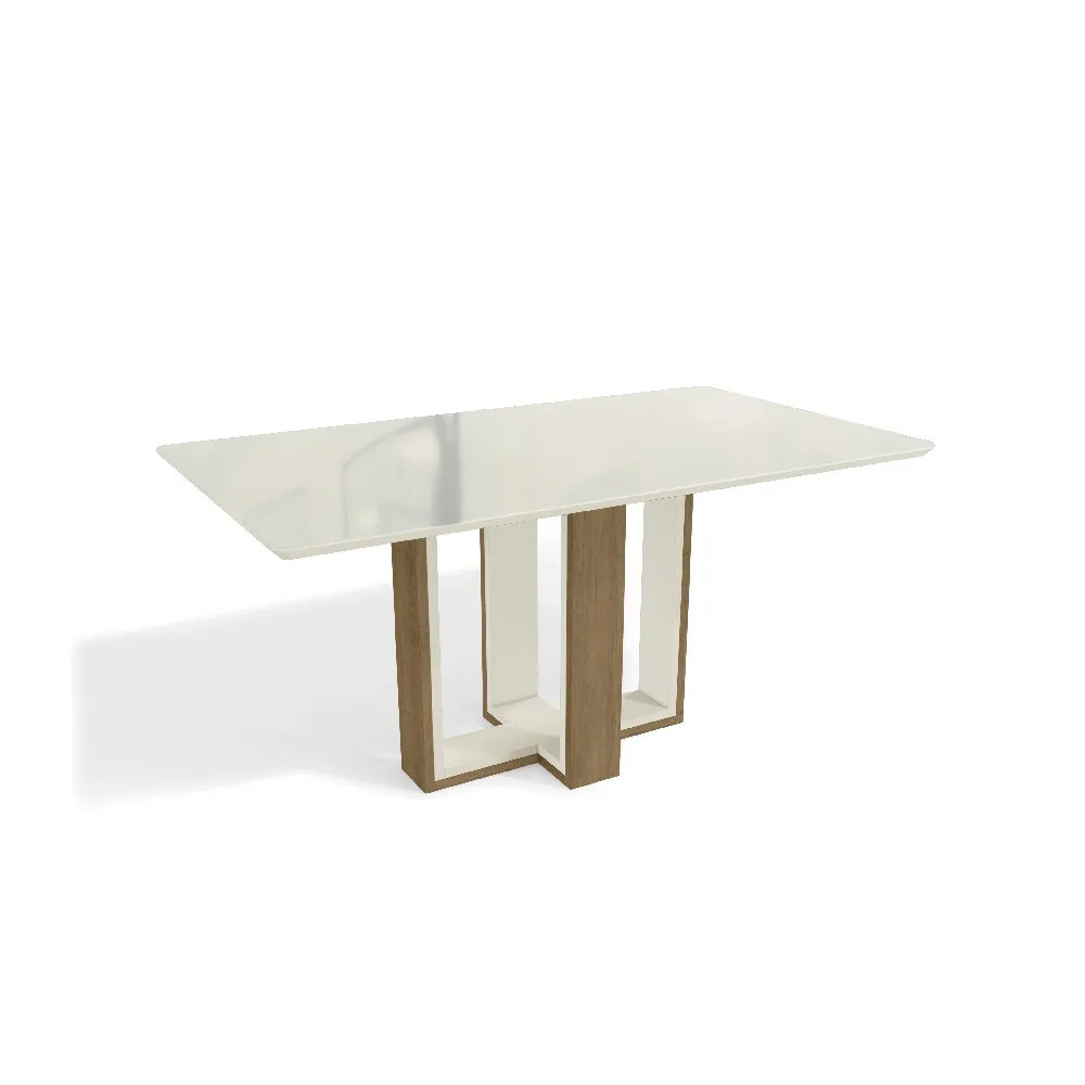 Mesa de Jantar Kappesberg 6 LugaresCentela CSJ1094 Freijo/Off White SE