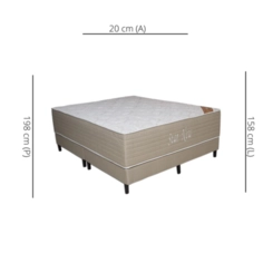 Box Queen Ortobom Star New 1050315925 Bege