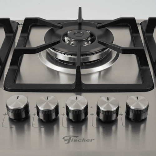 ジョンファン　5/5枠 Cooktop 5 Bocas Tripla Chama Fischer Infinity 23678 Mesa Inox