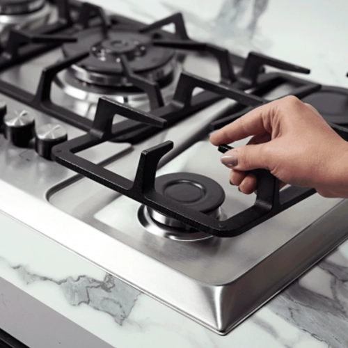 Cooktop 5 Bocas Tripla Chama Fischer Infinity 23678 Mesa Inox