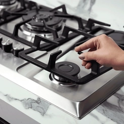 Cooktop 5 Bocas Tripla Chama Fischer Infinity 23678 Mesa Inox Bivolt SE