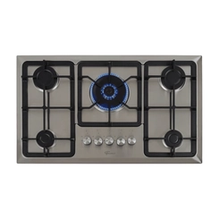 Cooktop 5 Bocas Tripla Chama Fischer Infinity 23678 Mesa Inox Bivolt SE