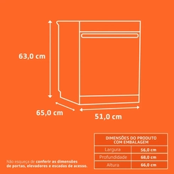 Lava-Louças Brastemp 8 Serviços BLF08BB Branco