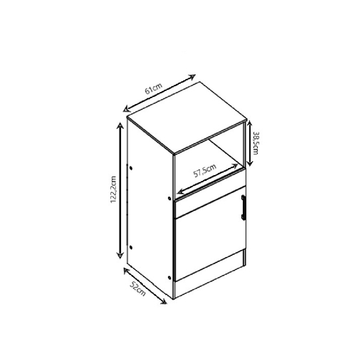 Cozinha Modulada Nova Mobile CJ01.038 Branco SE