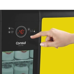 Cervejeira Frost Free Painel Digital Consul CZD12AY Amarelo