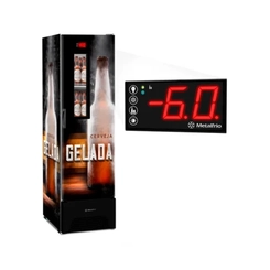 Cervejeira 1 Porta com Visor 324L Metalfrio VN28FP Preta