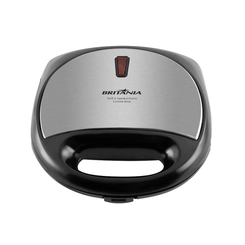 Sanduicheira e Grill 750W Britânia 64001069 Crome Inox