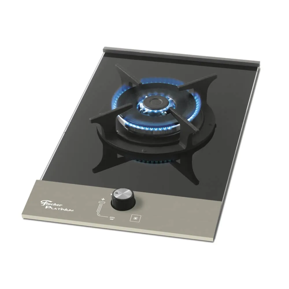 Cooktop Fischer 27348 Platinium 1 Boca Preto Bivolt SE