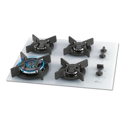 Cooktop 4 Bocas Tripla Chama Fischer Infinity 26297 Branco Bivolt SE
