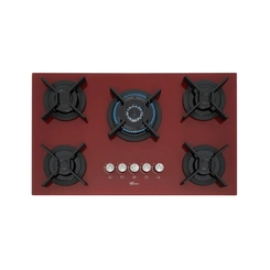 Cooktop 5 Bocas Tripla Chama Fischer Infinity 26298 Vermelho Bivolt SE