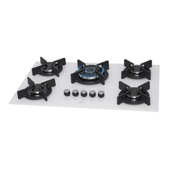 Cooktop 5 Bocas Tripla Chama Fischer Infinity 26298 Branco Bivolt SE