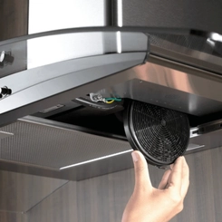 Coifa 90cm Depurador ou Exaustor Fischer Fit Line Inox com Vidro SE