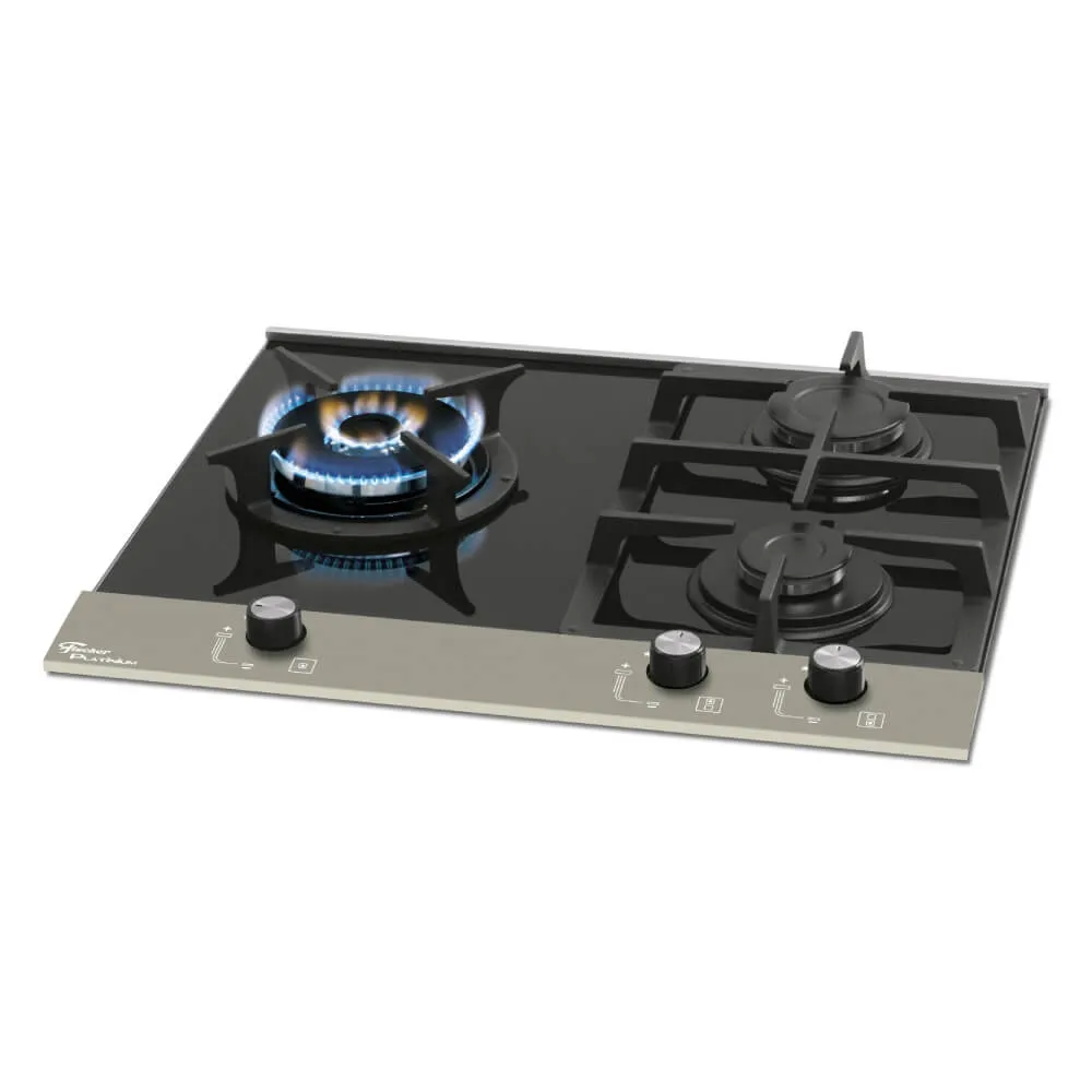 Cooktop Fischer Platinium 3 Bocas Preto SE