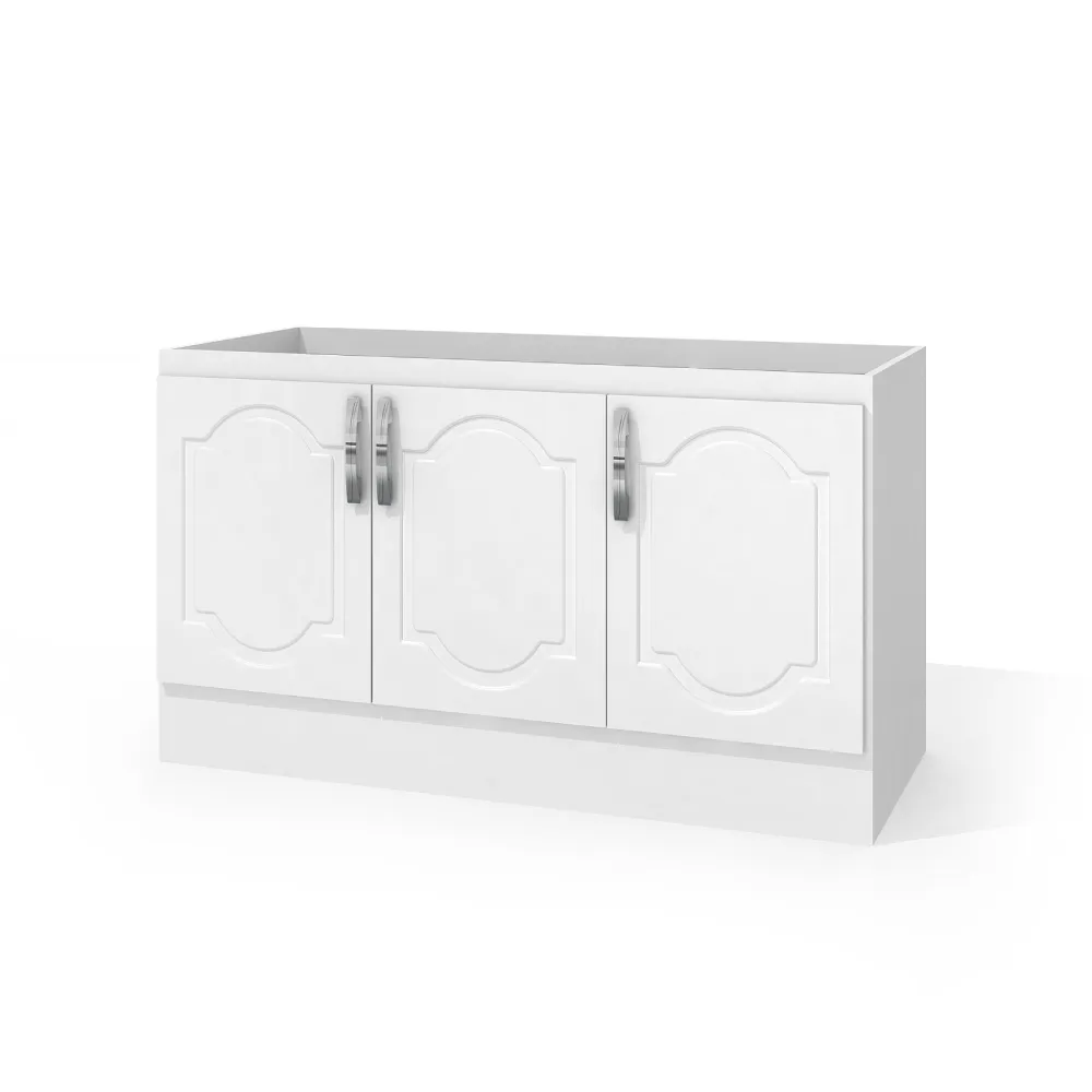 Balcão Canção 3 Portas Crystal 1408.001 Branco SE