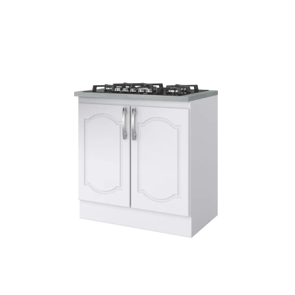 Balcão 80 cm Canção 2 Portas Futura 1404.001 Branco SE