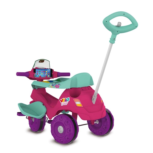 Motoca-triciclo Infantil Bandeirante Kid Cross Rosa em Promoção na