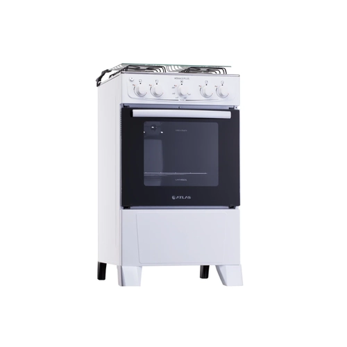 Fogão 4 Bocas Atlas Mônaco Plus Acendimento Automático Branco Bivolt