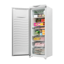 Freezer Vertical Frost Free Flex 1 Porta 228L Brastemp BVR28NB Branco