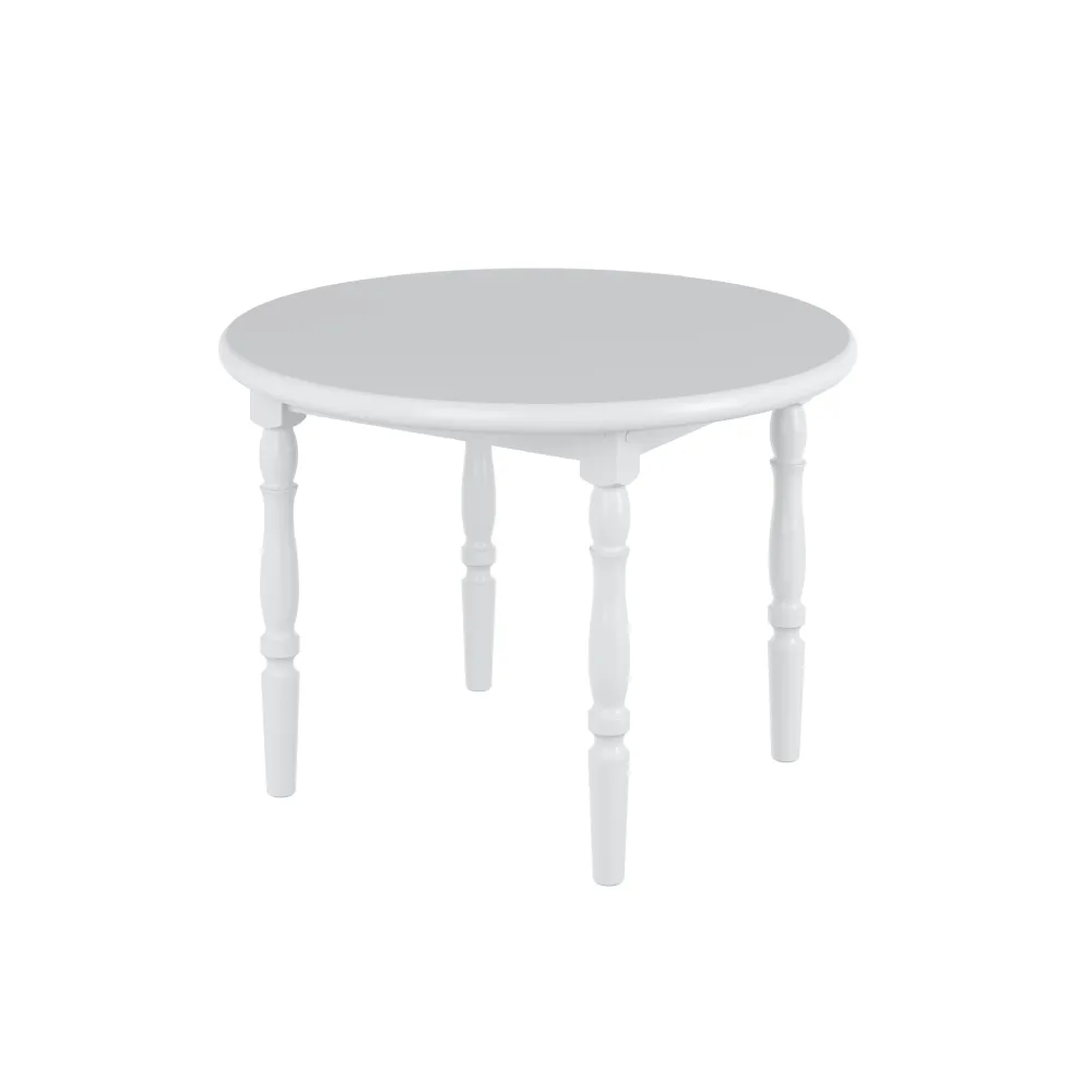 Mesa de Jantar 4 Lugares Redonda Piratini R.106B Branco SE