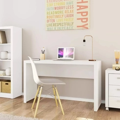 Escrivaninha Retangular Tecno Mobili Office Branco