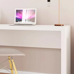 Escrivaninha Retangular Tecno Mobili Office Branco