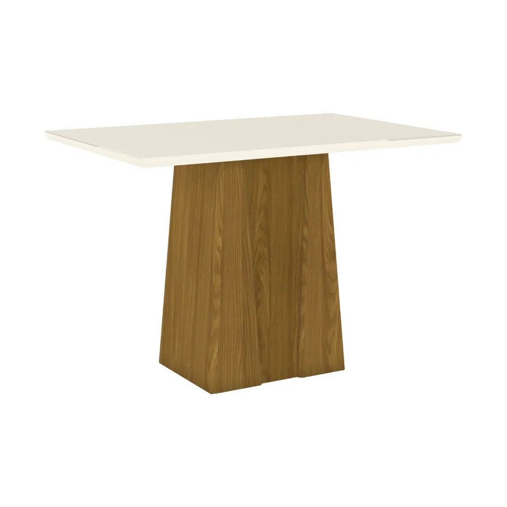 Mesa de Jantar 4 Lugares Henn Orus S210.151 Retangular Nature/Off White SE