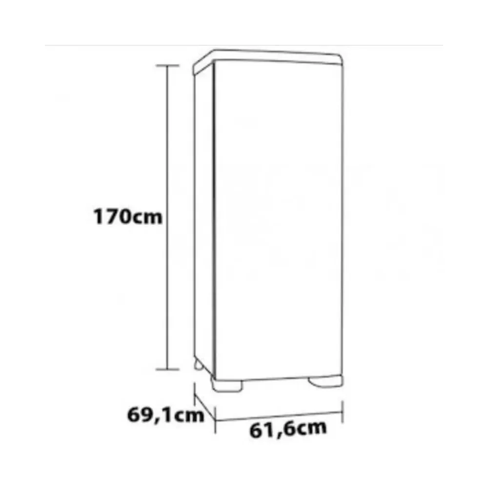 Freezer Vertical Consul 1 Porta 246L CVU30FB Branco