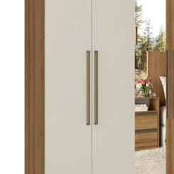 Guarda-Roupa THB 6 Portas 2 Gavetas Presence 5730 Almendra/Off White