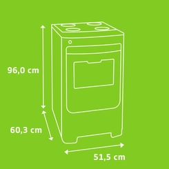 Fogão 4 Bocas Acendimento Automático Consul CFO4NAB Branco Bivolt