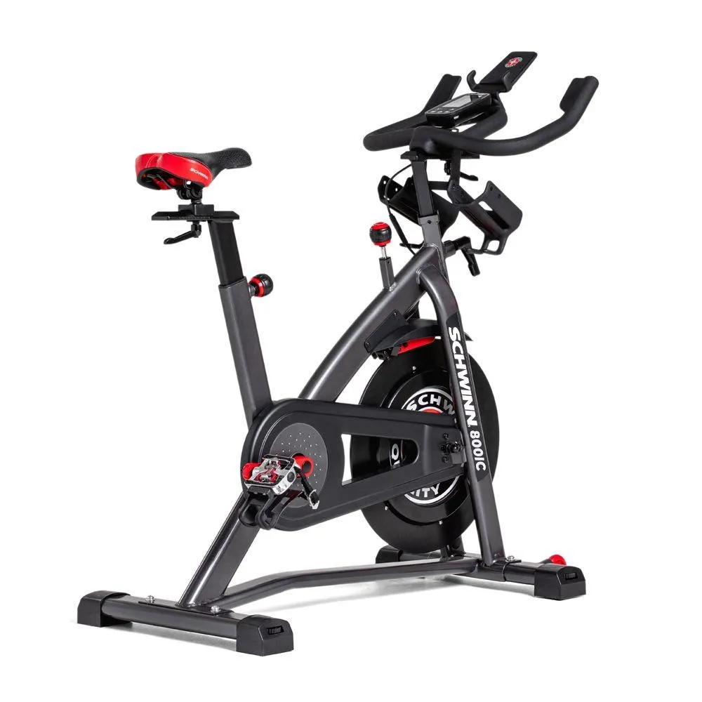 Bicicleta Ergométrica Spinning Schwinn Bivolt IC4/800IC 150KG Roda de Inércia 18KG Painel Bluetooth GY006