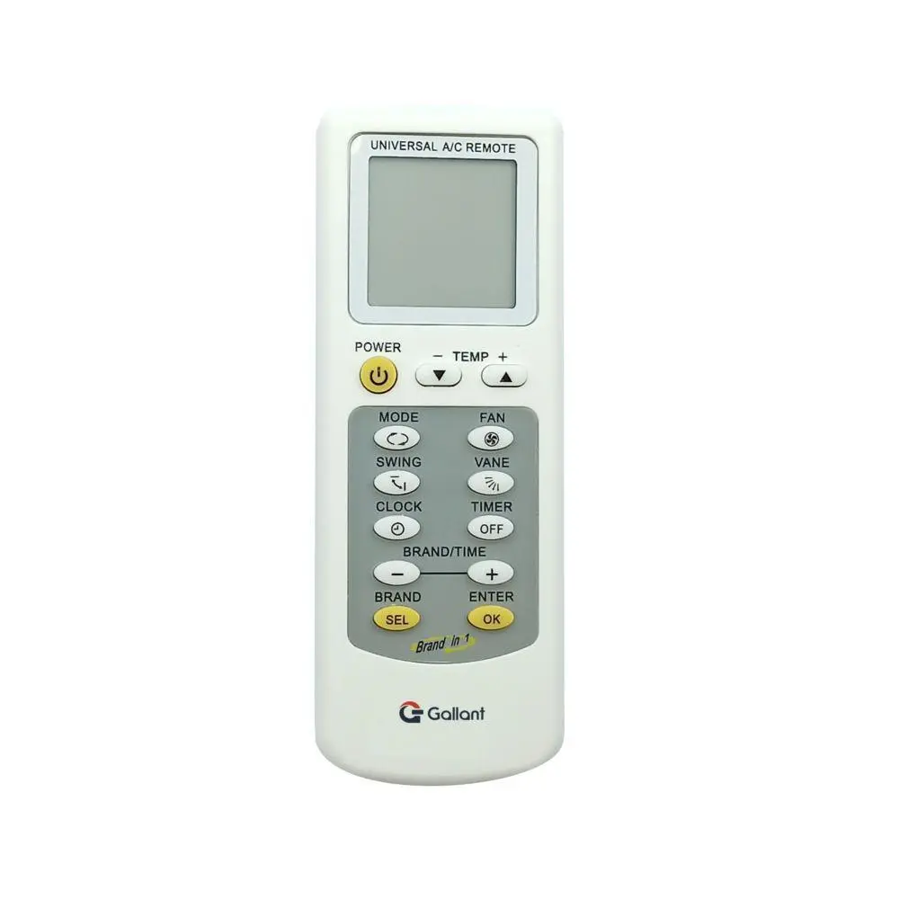 Controle Remoto Universal Gallant Branco p/ Ar Condicionado